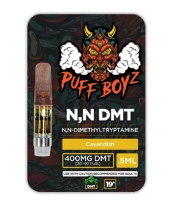 Comprar Puff Boyz - Cartucho NN DMT .5ML (400MG) Sabor Cavendish | DMT Portugal
